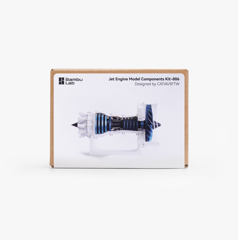 Jet Engine Model Components Kit 006