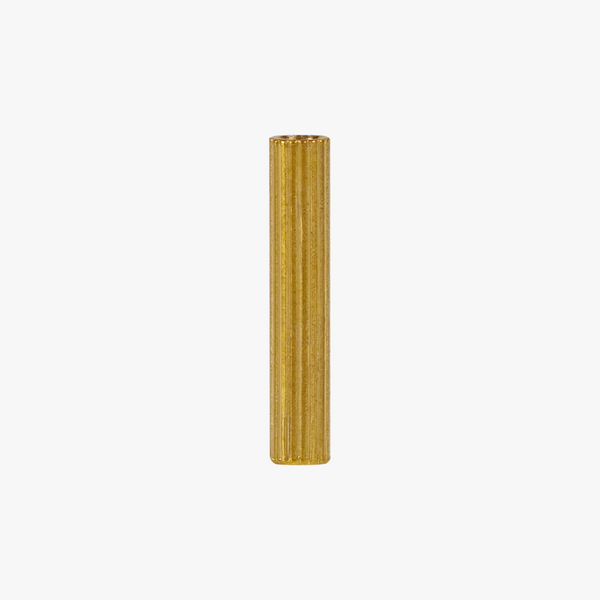 M2 Double-pass Knurled Brass Stud