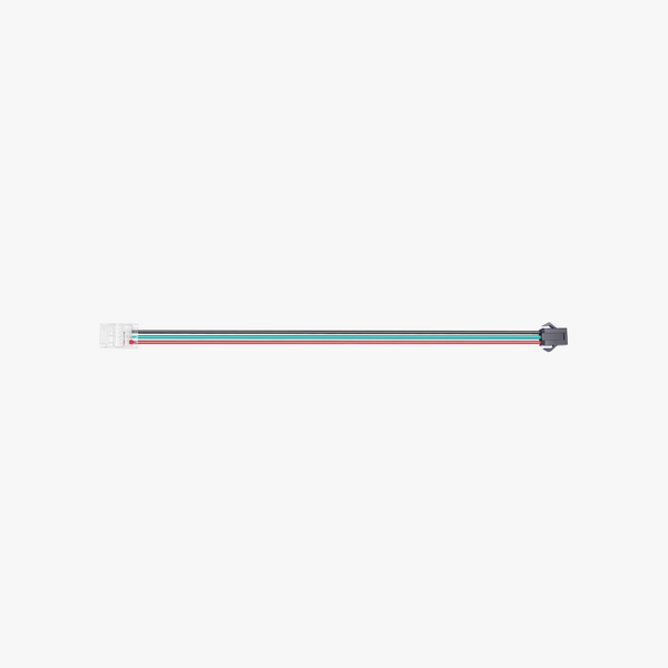 3 Pin 10mm LED Strip Connector Cable with SM Female Plug for RGB