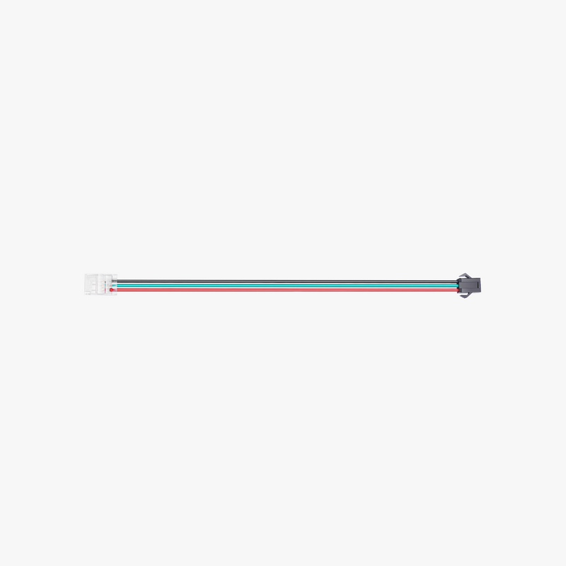 3 Pin 10mm LED Strip Connector Cable with SM Female Plug for RGB
